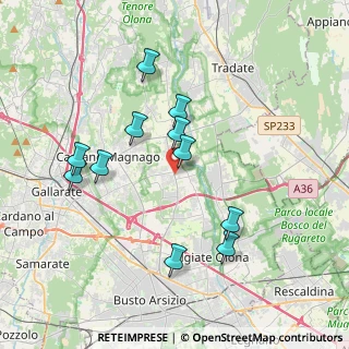 Mappa 21054 Fagnano Olona VA, Italia (3.57)