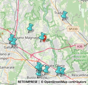 Mappa 21054 Fagnano Olona VA, Italia (5.15727)