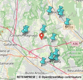 Mappa 21054 Fagnano Olona VA, Italia (4.11538)