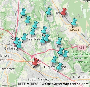 Mappa 21054 Fagnano Olona VA, Italia (3.7885)