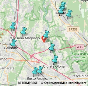 Mappa 21054 Fagnano Olona VA, Italia (4.83583)