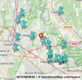 Mappa 21054 Fagnano Olona VA, Italia (4.47375)