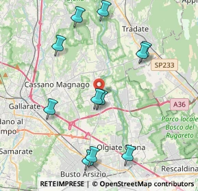 Mappa 21054 Fagnano Olona VA, Italia (4.41727)