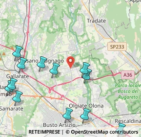 Mappa 21054 Fagnano Olona VA, Italia (5.42083)