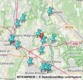 Mappa 21054 Fagnano Olona VA, Italia (4.43071)