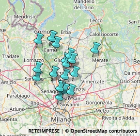 Mappa Via Cazzaniga Arturo, 20841 Carate Brianza MB, Italia (10.5515)