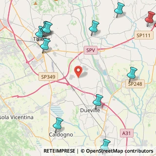 Mappa Via Franzegolo, 36030 Montecchio Precalcino VI, Italia (6.70714)