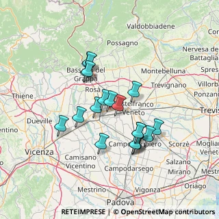 Mappa Via Monte Grappa, 35015 Galliera Veneta PD, Italia (11.66789)