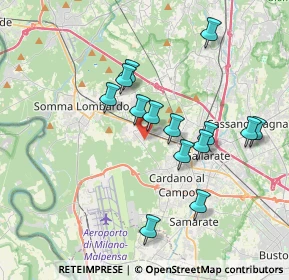 Mappa Via Privata W. A. Mozart, 21011 Casorate Sempione VA, Italia (3.37143)