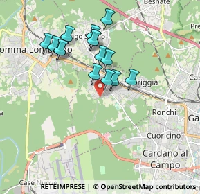 Mappa Via San Martino, 21011 Casorate Sempione VA, Italia (1.62733)