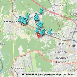 Mappa Via S. Martino, 21011 Casorate Sempione VA, Italia (1.62733)