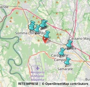Mappa Via San Martino, 21011 Casorate Sempione VA, Italia (3.05636)