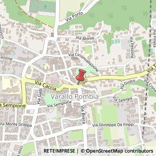 Mappa Piazza Giuseppe Mazzini, 5, 28040 Varallo Pombia, Novara (Piemonte)