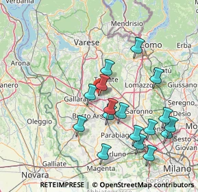 Mappa Via Roma, 21054 Fagnano Olona VA, Italia (15.75765)