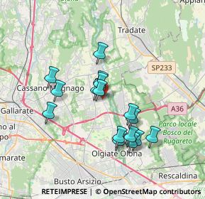 Mappa Via Roma, 21054 Fagnano Olona VA, Italia (3.08938)