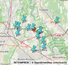 Mappa Via Roma, 21054 Fagnano Olona VA, Italia (3.03923)
