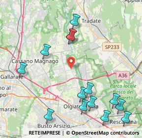 Mappa Via Roma, 21054 Fagnano Olona VA, Italia (5.10143)