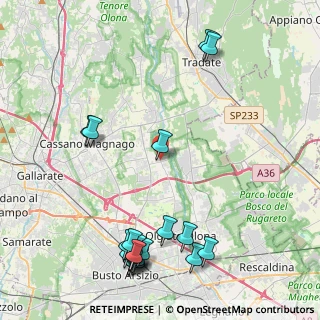 Mappa Via Roma, 21054 Fagnano Olona VA, Italia (5.464)