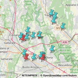 Mappa Via Roma, 21054 Fagnano Olona VA, Italia (4.15278)