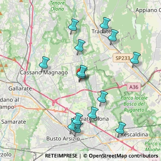 Mappa Via Roma, 21054 Fagnano Olona VA, Italia (4.34071)