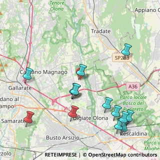 Mappa Via Roma, 21054 Fagnano Olona VA, Italia (4.87)