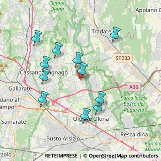 Mappa Via Roma, 21054 Fagnano Olona VA, Italia (3.81273)