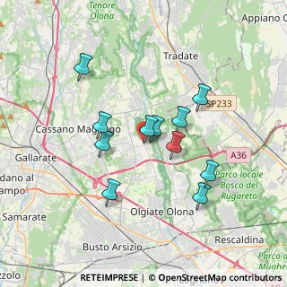 Mappa Via Roma, 21054 Fagnano Olona VA, Italia (2.99727)