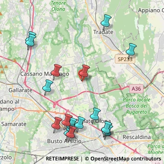 Mappa Via Roma, 21054 Fagnano Olona VA, Italia (5.33389)