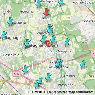 Mappa Via Roma, 21054 Fagnano Olona VA, Italia (2.5345)