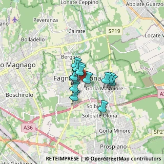 Mappa Via Roma, 21054 Fagnano Olona VA, Italia (0.87462)