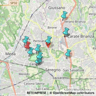 Mappa Via Udine, 20833 Giussano MB, Italia (1.71417)