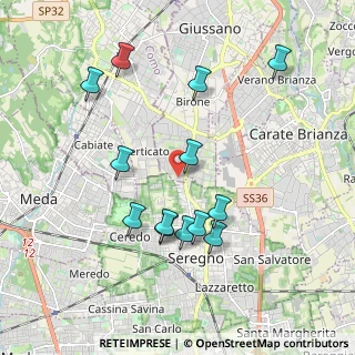 Mappa Via Udine, 20833 Giussano MB, Italia (1.90231)