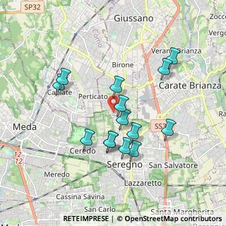 Mappa Via Udine, 20833 Giussano MB, Italia (1.65143)
