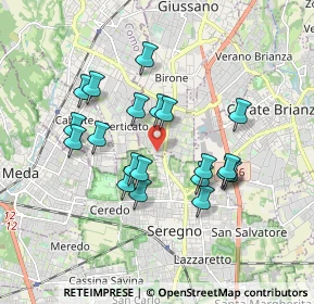 Mappa Via Udine, 20833 Giussano MB, Italia (1.579)