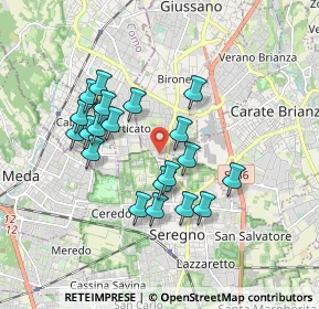 Mappa Via Udine, 20833 Giussano MB, Italia (1.573)