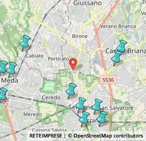 Mappa Via Udine, 20833 Giussano MB, Italia (2.90364)