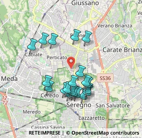 Mappa Via Udine, 20833 Giussano MB, Italia (1.648)