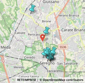 Mappa Via Udine, 20833 Giussano MB, Italia (1.70455)