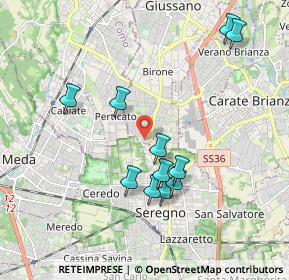 Mappa Via Udine, 20833 Giussano MB, Italia (1.85727)