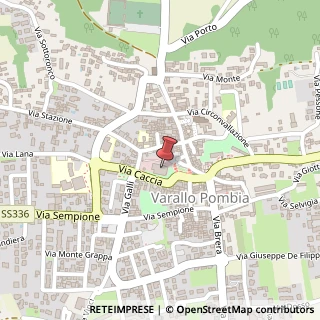 Mappa Via Caccia, 2, 28040 Varallo Pombia, Novara (Piemonte)