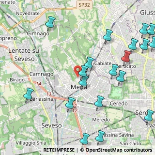 Mappa Via Carso, 20821 Meda MB, Italia (2.80895)
