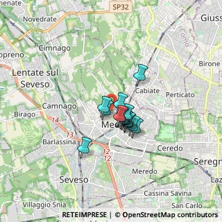 Mappa Via Carso, 20821 Meda MB, Italia (0.94429)