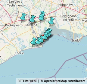 Mappa Arco del Grecale, 33054 Lignano Sabbiadoro UD, Italia (8.76786)