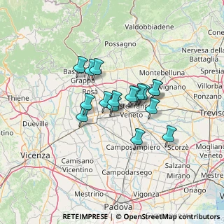 Mappa SP 28, 35018 San Martino di Lupari PD, Italia (9.36941)