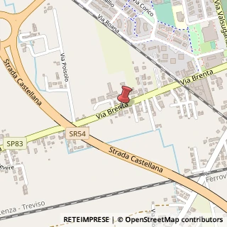 Mappa Via Brenta, 56, 31033 Castelfranco Veneto, Treviso (Veneto)