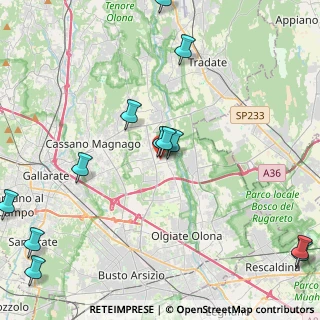Mappa Via Magenta, 21054 Fagnano Olona VA, Italia (5.56083)