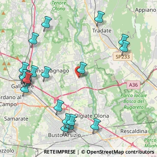 Mappa Via Magenta, 21054 Fagnano Olona VA, Italia (5.5115)