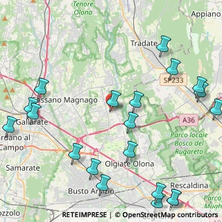 Mappa Via Cesare Cantu', 21054 Fagnano Olona VA, Italia (5.9385)