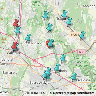 Mappa Via Magenta, 21054 Fagnano Olona VA, Italia (4.89789)