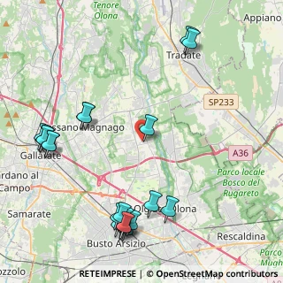 Mappa Via Magenta, 21054 Fagnano Olona VA, Italia (5.3425)